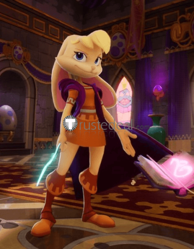 Commission Spyro Reignited Trilogy Bianca Rabbit Purple Cosplay Costume