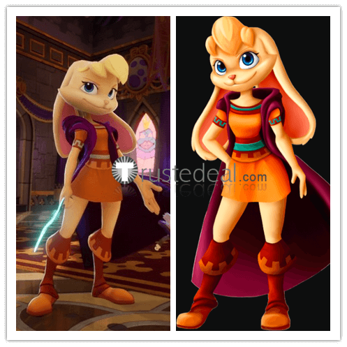 Commission Spyro Reignited Trilogy Bianca Rabbit Purple Cosplay Costume