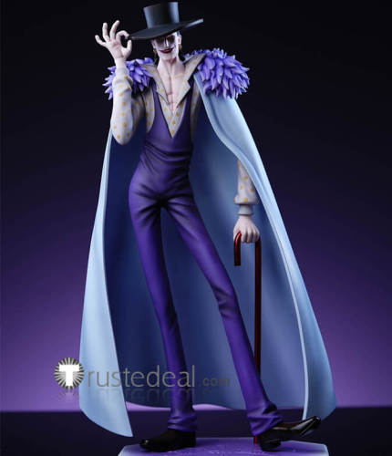 Commission One Piece Laffitte Demon Sheriff Purple Cosplay Costume