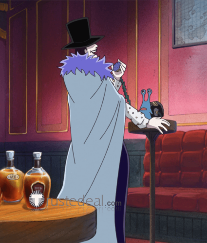 Commission One Piece Laffitte Demon Sheriff Purple Cosplay Costume