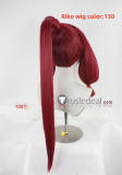 Love Live SR Cheerleader Nico Yazawa Black Ponytails Riko Sakurauchi Red Styled Cosplay Wig