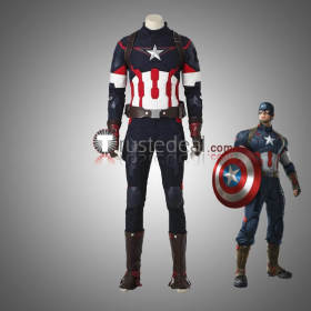 The Avengers 2 Captain America Steve Rogers Set Cosplay Costume