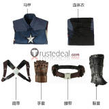 The Avengers 4 Infinity War Captain America Steve Rogers Cosplay Costume