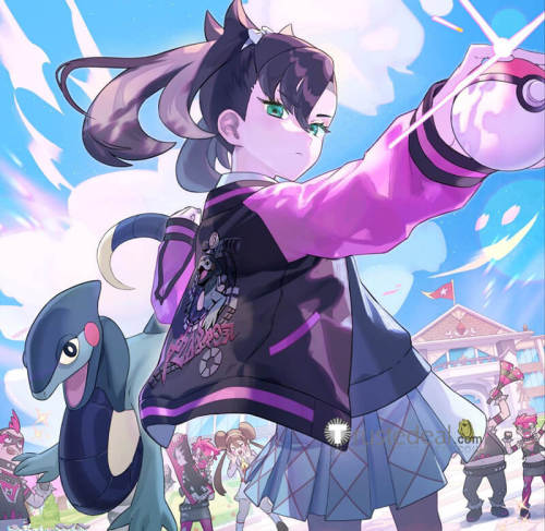 Commission Pokemon Masters EX Marnie Academy Uniform Cosplay Costume 2