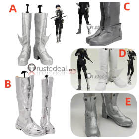 Kaiju No. 8 Monster #8 Kafka Hibino Kikoru Shinomiya Reno Ichikawa Soshiro Hoshina White Gray Cosplay Shoes Boots