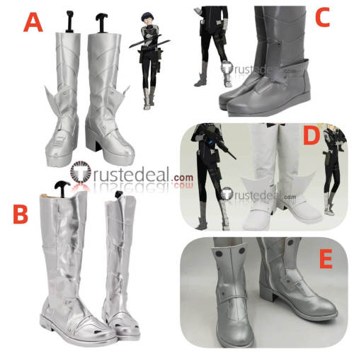 Kaiju No. 8 Monster #8 Kafka Hibino Kikoru Shinomiya Reno Ichikawa Soshiro Hoshina White Gray Cosplay Shoes Boots