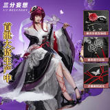 1/3 Delusion Honkai Star Rail Kafka Hanfu Butterflies Dancing Dress Cosplay Costume