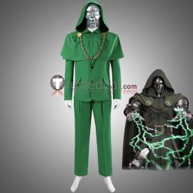 The Avengers 5 Doomsday Victor von Doom Doctor Doom Green Set Cosplay Costume