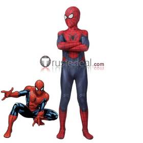 The Avengers Marvel Spider Man One Jumpsuit Kid Cosplay Costume