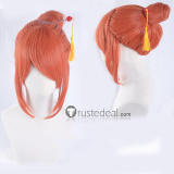 Gintama Silver Soul Kagura Orange Cosplay Wig