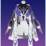 Arknights Eblana Necrass Purple White Set Cosplay Costume