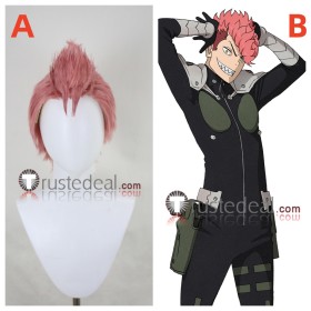 Kaiju No. 8 Monster #8 ‌Furuhashi Iharu‌ Pink Styled Cosplay Wig