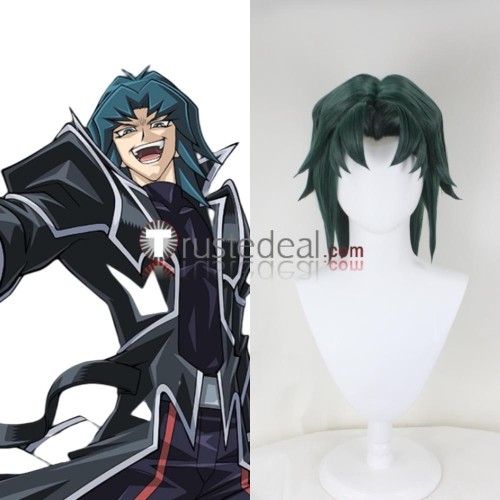 YuGiOh Zane Truesdale Ryo Marufuji Dark Green Styled Cosplay Wig