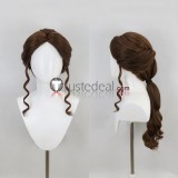 Disney Beauty and the Beast Princess Belle Brown Styled Cosplay Wig