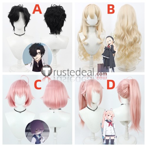 Blue Archive Sensei Smiling Professor Takanashi Hoshino Yutori Natsu Cosplay Wig