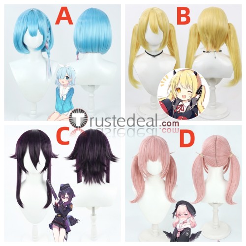 Blue Archive Arona Tanga Ibuki Igusa Haruka Shimoe Koharu Blue Pink Cosplay Wig