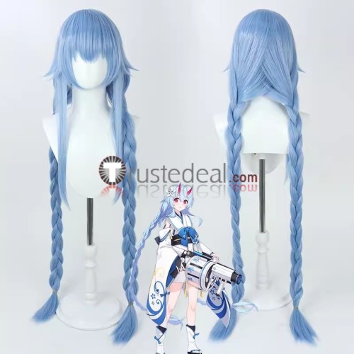 Blue Archive Waraku Chise Chinatsu Hinomiya Konoe Mina Onikata Kayoko Blue Light Green Cosplay Wig