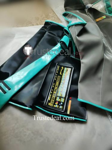 Vocaloid Original Hatsune Miku Cosplay Sleeves LED Patent Leather