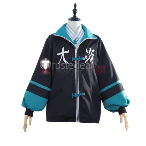 Arknights Yan Black Coat Cosplay Costume