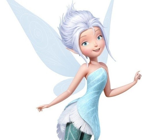 Disney The Pirate Fairy Periwinkle Peri Silver Styled Cosplay Wig