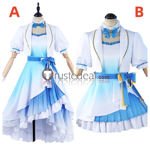 Love Live! Aqours The ninth Anniversary Takami Chika Watanabe You Blue White Dress Cosplay Costume