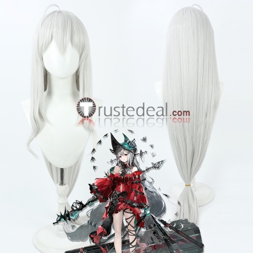 Arknights Skadi the Corrupting Heart Istina Ines Reed Grey Blue Golden Black Cosplay Wigs