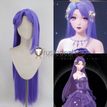 Shining Nikki Star Sea Long Purple Styled Cosplay Wig