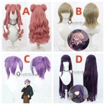 Project Sekai Colorful Stage Momoi Airi Azusawa Kohane Kamishiro Rui Asahina Mafuyu Pink Beige Grey Purple Cosplay Wigs