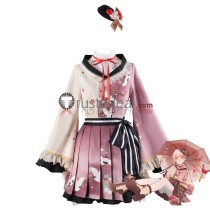 Project Sekai Colorful Stage PJSK Nightcord 25ji Akiyama Mizuki New Year Card Kimono Lolita Cosplay Costume