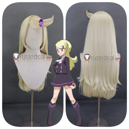 Commission Pokemon the Series XY Ace Trainer Astrid Eustace Puprle Cosplay Costume