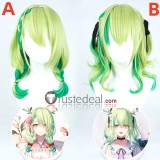 Vtuber Virtual YouTuber Hololive Ceres Fauna Green Cosplay Wig
