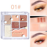 Seven-color eyeshadow highlight palette