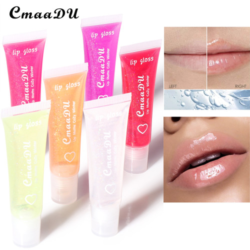 6 colors pure transparent moisturizing lip balm