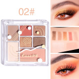 Seven-color eyeshadow highlight palette