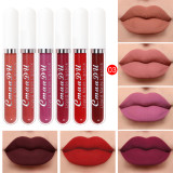Set of 6 Matte Non-stick Cup Waterproof Lipstick Long Lasting Lip Gloss