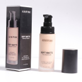 AINIPINK  Fit Me Matte + Poreless Liquid Oil-Free Foundation Makeup, Natural Beige, 1 fl; oz