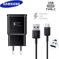 Samsung S10 S8 S9 Plus Fast Charger Travel Adapter 9V 1.67A Fast Charge  Type C Cable For Samsung Note 10 9 8 A50 A70