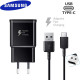 Samsung S10 S8 S9 Plus Fast Charger Travel Adapter 9V 1.67A Fast Charge  Type C Cable For Samsung Note 10 9 8 A50 A70