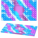 Big Jumbo Pop Its It Fidget Toy Giant Mega Push Bubble Popit Poppet Popper Figet Toy Large Huge Rainbow Poppit Pop-It Popet Game Chess Board Sensory Figette Toy for Kids Adult