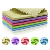 Lurrose Nanoscale Cleaning Cloth Fish Scale Microfiber Polishing Lint Free Rag Streak Free Miracle Easy Clean Nano Cloth for Car Glass Mirror Window Kitchen