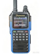 Wouxun KG‑Q376 Multi-Band Handheld Radio, Aviation AM Receiver and  Transmitter , Color Display Dual PTT Two Way Radio For Ham Radio & Commercial Use