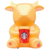 2021 Chinese New Year Of The Ox Golden Ox Red Cup Piggy Bank