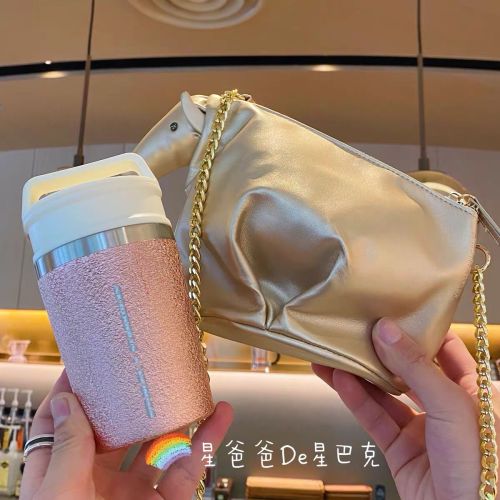 2021 Happy Ox Year 8oz Rose Gold SS Cup Tumbler With Bag