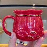2021 Happy Ox Year Lion Dance Coaster 10oz Lucky Bag Mug