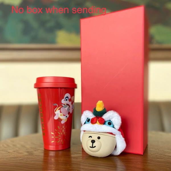 2021 Happy Ox Year Lion Dance  Celebrate Spring 13oz Tumbler