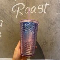 2020 Aurora Cotton Candy Stardust Studded 16oz Diamond Tumbler