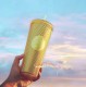 2020 Christmas Gold Studded 24oz Diamond Cold Water Cup Tumbler