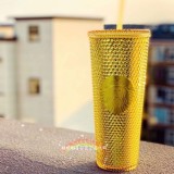 2020 Christmas Gold Studded 24oz Diamond Cold Water Cup Tumbler