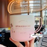 2021 Pink White Gold Sakura 12oz Stainless Steel Desktop Cup