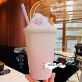 2021 Pink Sakura Cream Silica Gel Cover 16oz Cup Mug